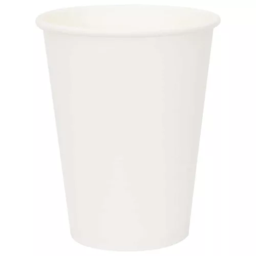  1000 db fehér papír kávéscsészék 12oz 300ml