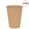  1000 db barna papír kávéscsészék 12oz 300ml