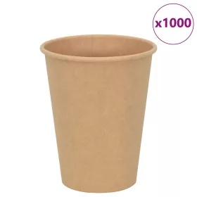  1000 db barna papír kávéscsészék 12oz 300ml