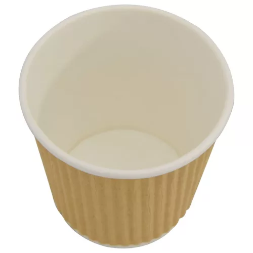  1000 db barna papír kávéscsészék 4oz 100ml