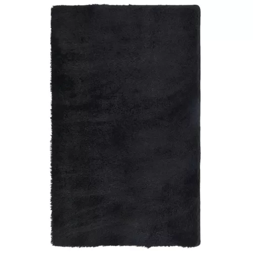  fekete hosszú szálú NAVARRA bozontos szőnyeg 80x150 cm