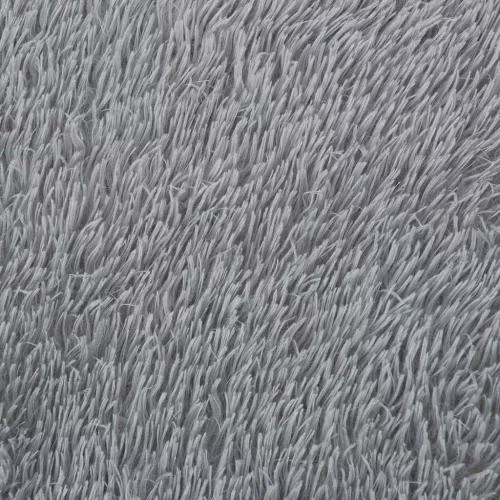  világosszürke hosszú szálú NAVARRA bozontos szőnyeg 80x150cm