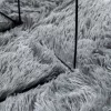  világosszürke poliészter hosszú szálú NAVARRA bozontos szőnyeg