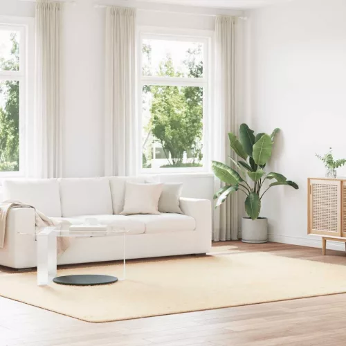  krém poliészter hosszú szálú NAVARRA bozontos szőnyeg 240x340cm