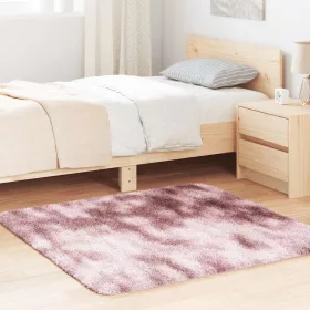    poros rózsaszín hosszú szálú NAVARRA bozontos szőnyeg 120x120cm