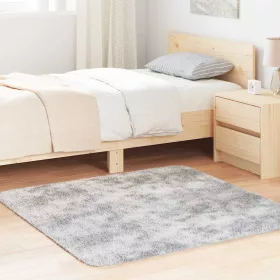    ezüstszürke hosszú szálú NAVARRA bozontos szőnyeg 120x120 cm