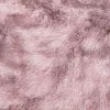  poros rózsaszín hosszú szálú NAVARRA bozontos szőnyeg 200x200cm