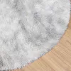  ezüstszürke hosszú szálú NAVARRA bozontos szőnyeg 300x200 cm