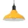  függesztéklámpa magassága állítható E27 fényes sárga Ø31cm fém