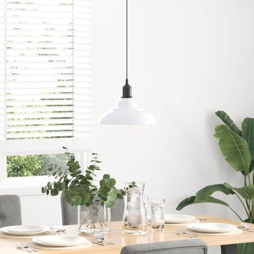  függőlámpa Magassága állítható E27 fényes fehér Ø 31 cm fém