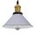  függesztéklámpa magassága állítható E27 fényes szürke Ø31cm fém