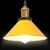  függesztéklámpa magassága állítható E27 fényes sárga Ø22cm fém
