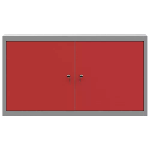  Szerszám szekrény polcokkal Piros és Szürke 50 x 20 x 55 cm
