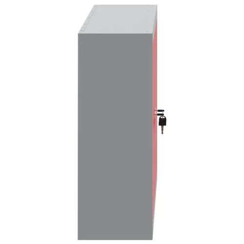  Szerszám szekrény polcokkal Piros és Szürke 50 x 20 x 55 cm