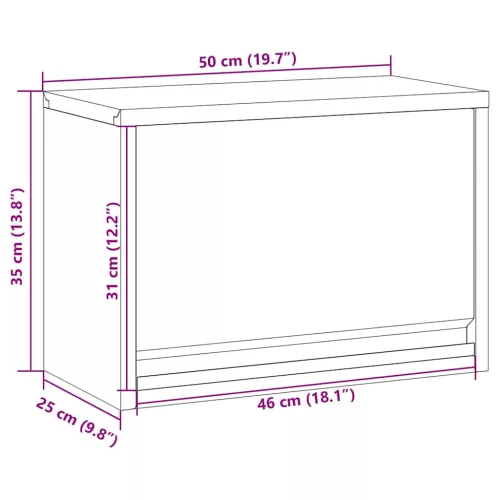  Szerszám szekrény tárolóval Piros és Szürke 50 x 25 x 35 cm