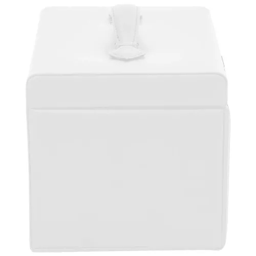  ékszerdoboz 3 rétegű tükörrel zárható fehér 26x18x17,5 cm