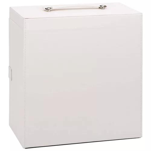  ékszerdoboz 5 rétegű tükörrel zárható fehér színű