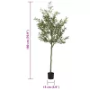  zöld mesterséges olajfa 700 levél 180 cm