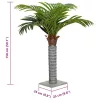  zöld mű pálmafa 12 levéllel 150 cm