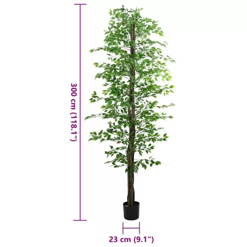  zöld mű fikusz fa 2016 levéllel 300 cm
