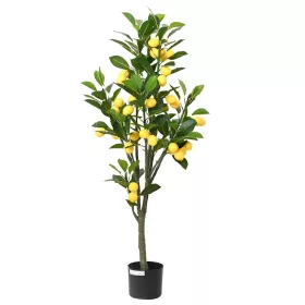  zöld mesterséges citromfa 136 levéllel 120 cm