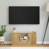  ODDA tömörfa fenyőfa TV szekrény fiókkal 79x24x40 cm