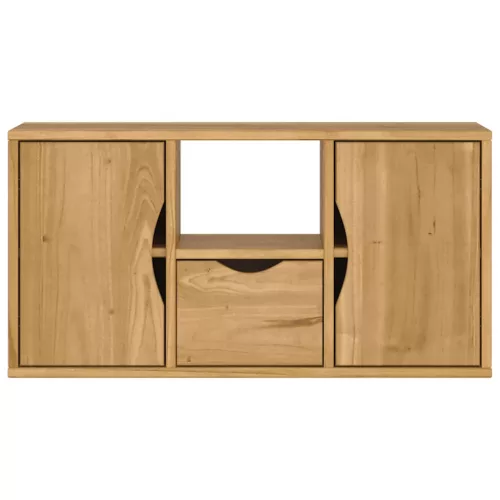  ODDA tömörfa fenyőfa TV szekrény fiókkal 79x24x40 cm