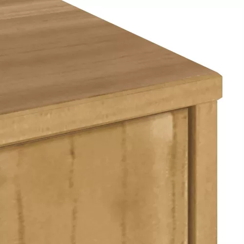  ODDA tömörfa fenyőfa TV szekrény fiókkal 79x24x40 cm