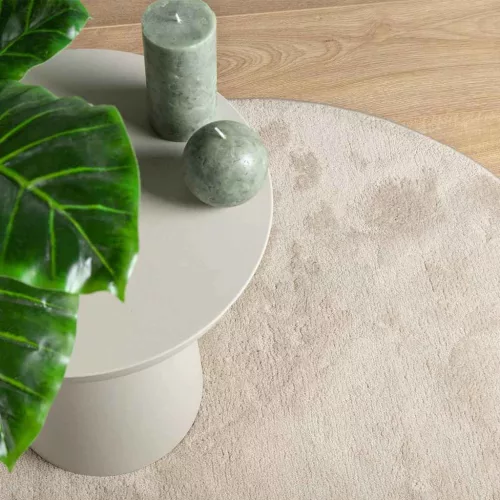  Területszőnyegek Ovális HUARTE Bézs 230 x 160 cm