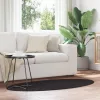  Területszőnyegek HUARTE Fekete 150 x 80 cm 100% poliészter