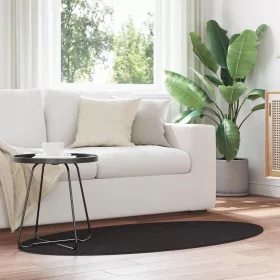    Területszőnyegek HUARTE Fekete 150 x 80 cm 100% poliészter