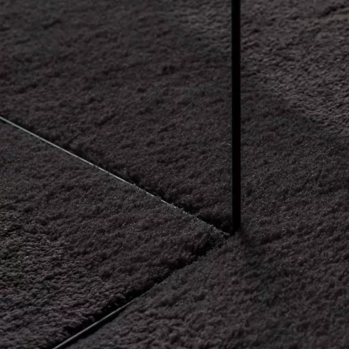  Területszőnyegek HUARTE Fekete 150 x 80 cm 100% poliészter