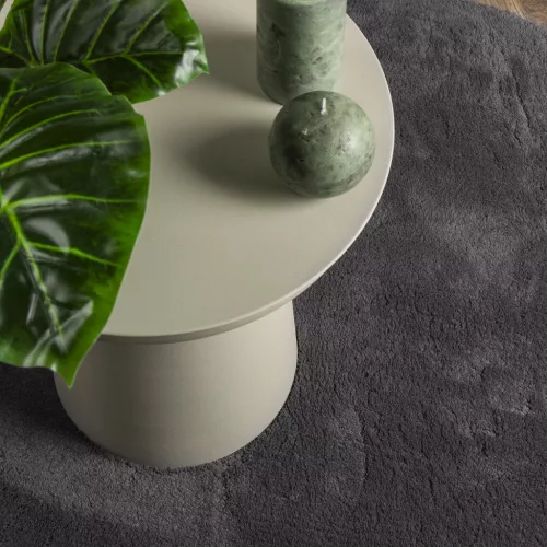  Szőnyeg Antracitszürke 160 x 230 cm Pamut