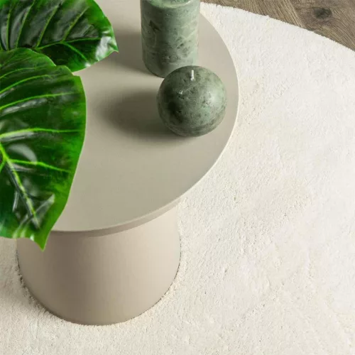  Területszőnyegek HUARTE Krém 80 x 150 cm Poliészter