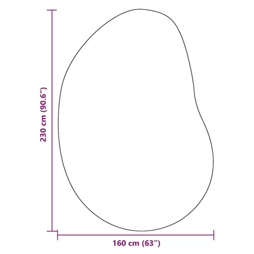  Területszőnyegek HUARTE Krém 160 x 230 cm Poliészter
