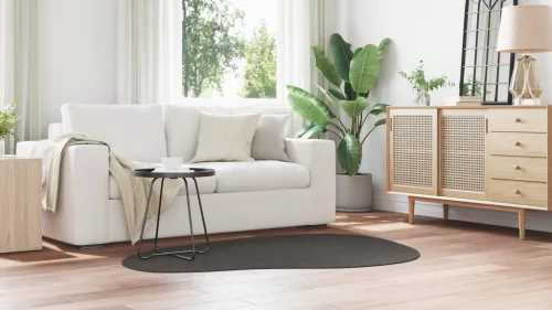  Szőnyeg Antracitszürke 120 x 170 cm Polipropilén