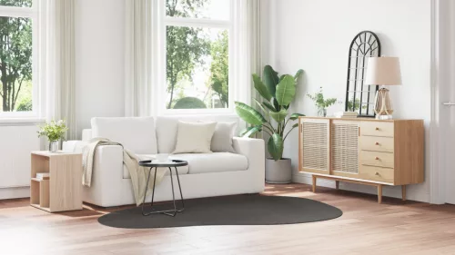  Szőnyeg Antracitszürke 160 x 230 cm Polipropilén