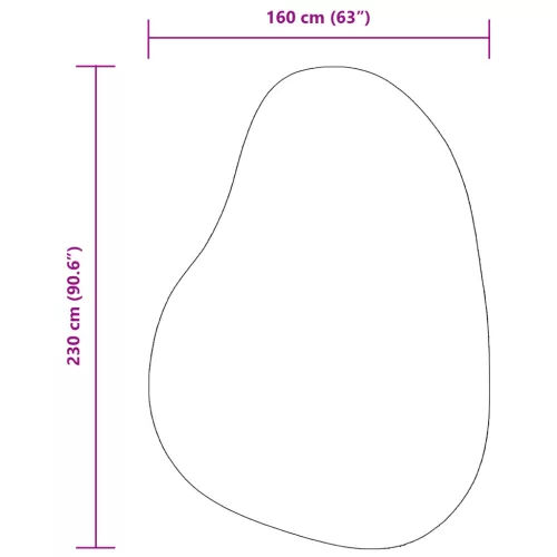  Szőnyeg Antracitszürke 160 x 230 cm Polipropilén