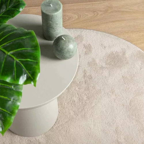  Területszőnyegek HUARTE Bézs 120 x 170 cm Poliészter