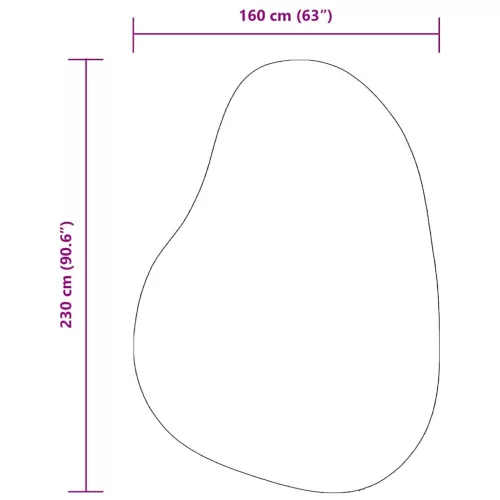  Területszőnyegek HUARTE Krém 160 x 230 cm Poliészter