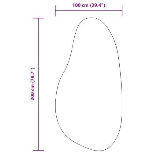  Szőnyeg Szürke 100 x 200 cm Poliészter
