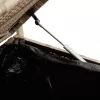  bézs polyrattan kerti tárolópad párnával