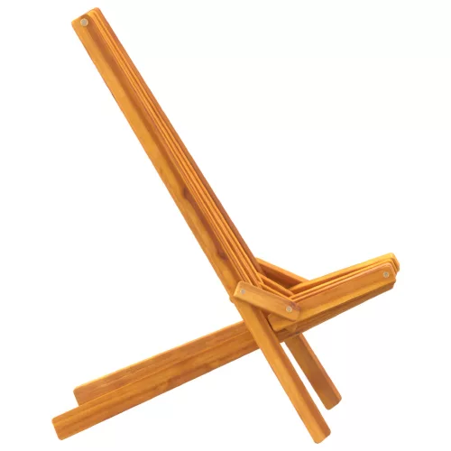  Összecsukható Kerti Székek 2 db Szilárd Akácfa