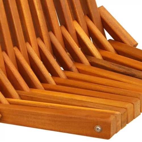  Összecsukható Kerti Székek 2 db Szilárd Akácfa