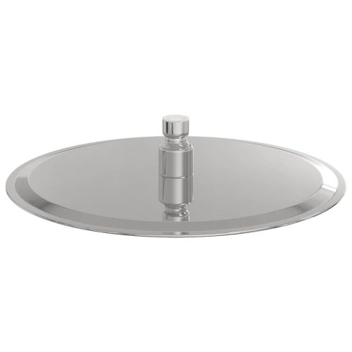  kerek rozsdamentes acél esőztető zuhanyrózsa 25 cm
