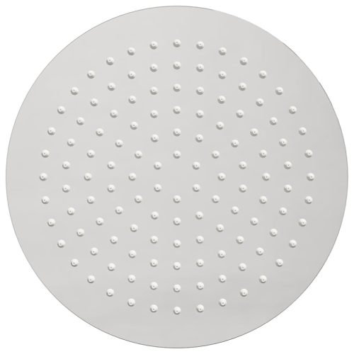  kerek rozsdamentes acél esőztető zuhanyrózsa 25 cm