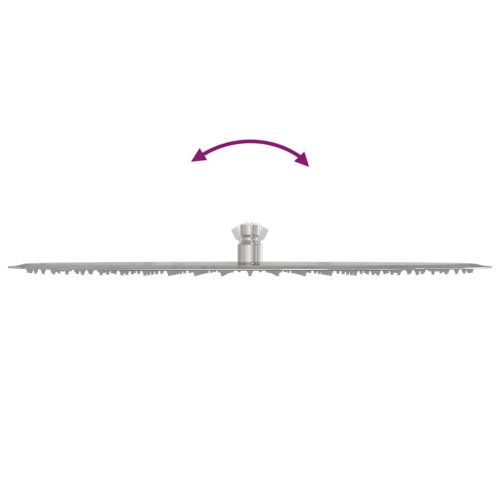  kerek rozsdamentes acél esőztető zuhanyrózsa 50 cm