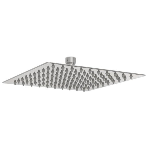  négyszögletes rozsdamentes acél esőztető zuhanyrózsa 20x20 cm