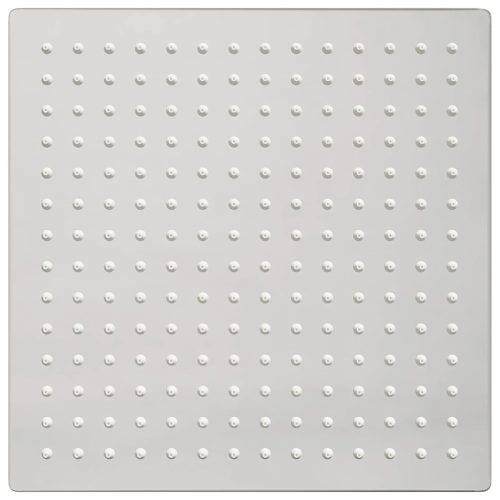  négyszögletes rozsdamentes acél esőztető zuhanyrózsa 25x25 cm