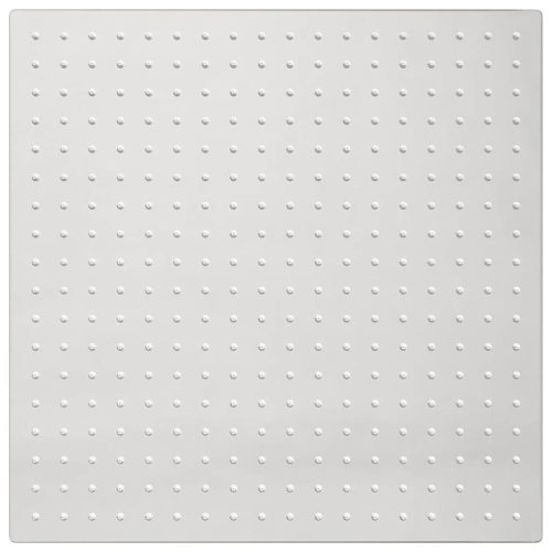  négyszögletes rozsdamentes acél esőztető zuhanyrózsa 40x40 cm